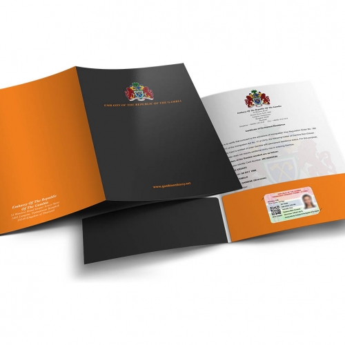 冈比亚大使館-文件夾