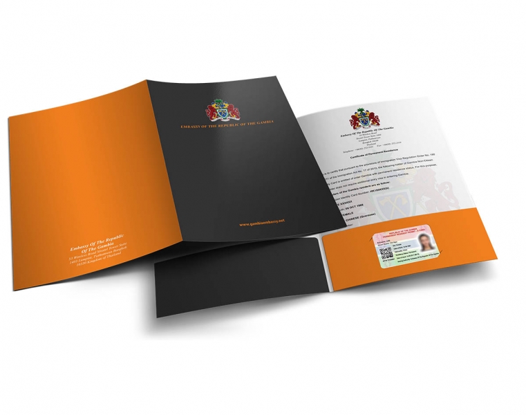 冈比亚大使館-文件夾